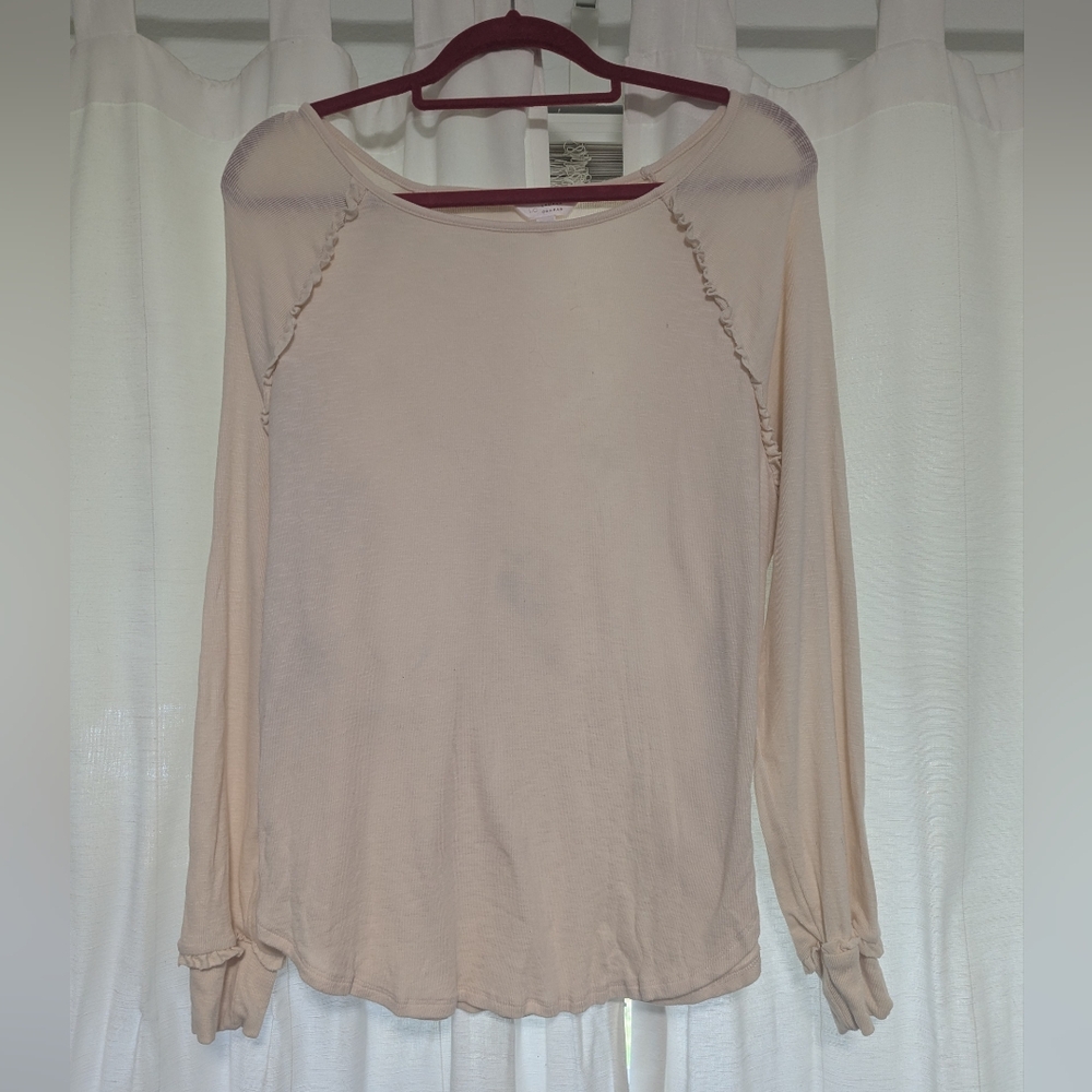 LC Lauren Conrad | Blush Long Sleeve Top